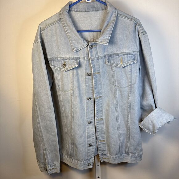 Unbranded Jackets & Blazers - Light wash Denim Jacket Size XL Women's Cotton Unbranded lightweight